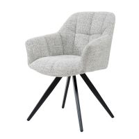 Tommy draaibare eetkamerstoel bisque - oasis