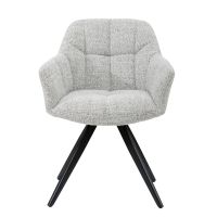 Tommy draaibare eetkamerstoel bisque - oasis