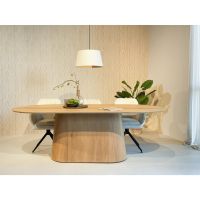 Novero eettafel ovaal 200 cm - naturel