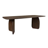 Trevor eettafel Deens ovaal 220 cm - donkerbruin