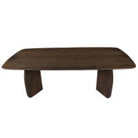 Trevor eettafel Deens ovaal 220 cm - donkerbruin