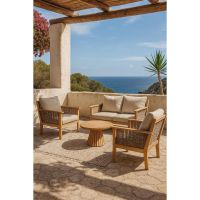 Malaga tuinset - beige/naturel