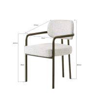 Livingfurn Milan eetkamerstoel - beige