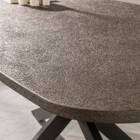 Fraaai Alfa eettafel Deens ovaal 215 cm - brons | OUTLET B