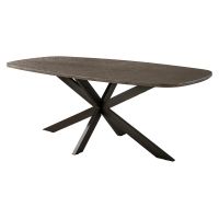 Fraaai Alfa eettafel Deens ovaal 215 cm - brons | OUTLET B