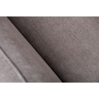 Collin 3-zits hoekbank rechts stof - beige/poot zwart