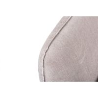 Orinoco 3-zitsbank links stof - beige/poot zwart