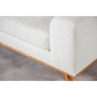 Vurna Cleo 3-zits hoekbank links stof - naturel