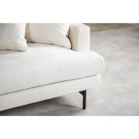 Christie 3-zits hoekbank links stof - champagne