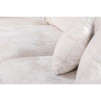 Christie 3-zits hoekbank links stof - champagne