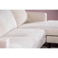 Aubrey 3-zitsbank L+R stof - champagne