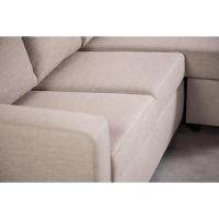 Janis 3-zitsbank L+R stof - beige