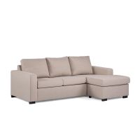 Janis 3-zitsbank L+R stof - beige