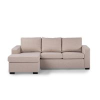 Janis 3-zitsbank L+R stof - beige