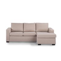 Janis 3-zitsbank L+R stof - beige