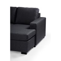 Lolita 7-zits hoekbank L+R, stof - antraciet