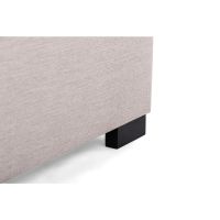 Eddie 3-zits hoekbank rechts stof - beige