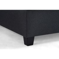 Nola 3-zits hoekbank rechts stof - antraciet