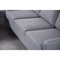 Dianna 3-zits hoek links stof - grijs