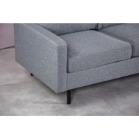 Vurna Dianna 3-zits hoek rechts stof - grijs