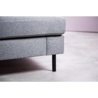 Vurna Dianna 3-zits hoek rechts stof - grijs