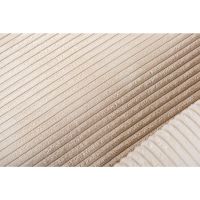 Silon 3-zits hoekbank links ribstof - beige