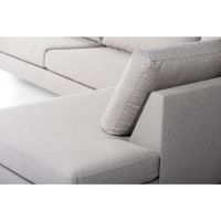 Vurna Cover 3-zits hoekbank rechts stof - grijs