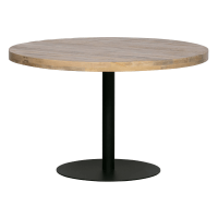 Tablo onderstel ronde poot metaal zwart van het woonmerk Woood