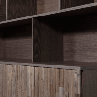 New Gravure wandkast essen fineer espresso van het woonmerk Woood