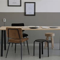 Tablo onderstel A-poot metaal zwart (1 stuks) van het woonmerk Woood