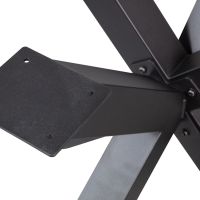 Woood Tablo kruispoot metaal zwart