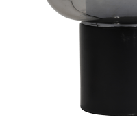 Arturan tafellamp Ø22 cm smoke glas/mat zwart  van het woonmerk Light & Living