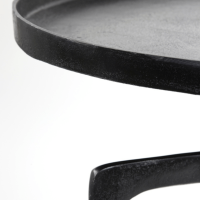 Pano salontafel metaal donkerbrons | set van 2