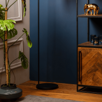 Meya vloerlamp 34x30,5x172 cm zwart/goud van het woonmerk Light&Living