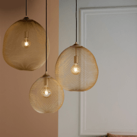 Moroc hanglamp Ø40x45 cm metaal goud van het woonmerk Light&Living