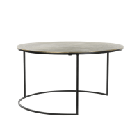 Primo salontafel set van 2 antiek brons/mat zwart van het woonmerk Light&Living