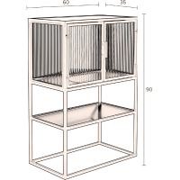 Boli wandkast klein 35x60x90cm