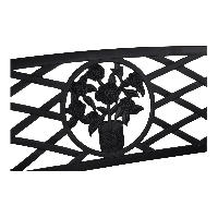 Tuinbank Oxford zwart 127 cm - zwart