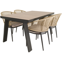 Estoril tuintafel 150x90 cm - beige