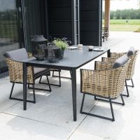 Crest tuintafel 180x90x75cm