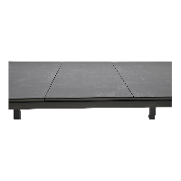 Uittrektafel Baleno nuance 180/240x100 cm - antraciet