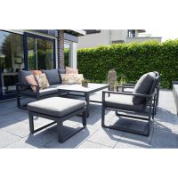 Loungetafel Tormenta 130x75 cm - antraciet