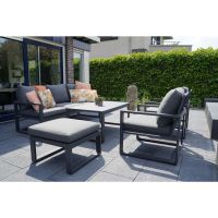 Loungebank Pina Colada nuance 209x80 cm - grijs