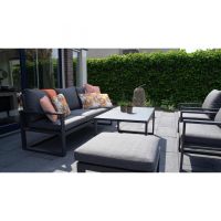 Loungebank Pina Colada nuance 209x80 cm - grijs