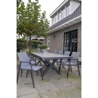 Stapelstoel Fardau nuance - zwart