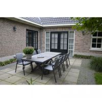 Stapelstoel Fardau nuance - zwart