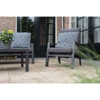 Loungestoel Ohio - grijs