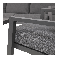 Loungestoel Down Town - grijs