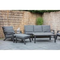 Loungestoel Down Town - grijs