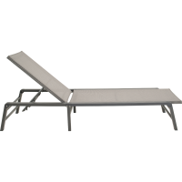 Lazzaro ligbed - antraciet